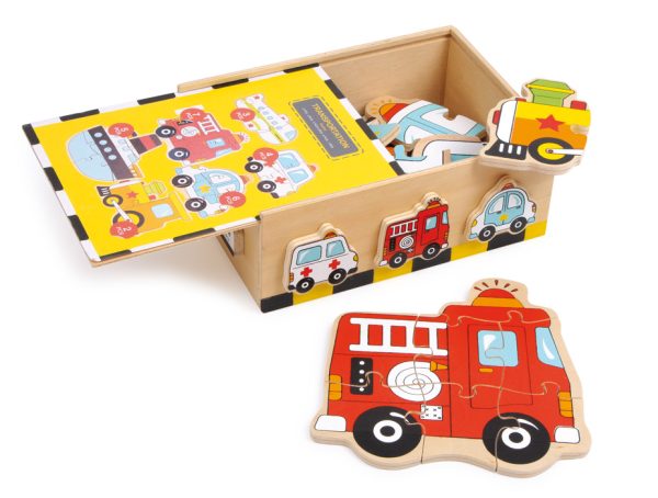 Ξύλινο Παζλ ''Οχήματα''