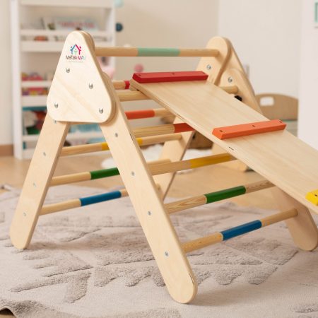 Τρίγωνο Αναρρίχησης / Pikler Triangle (70εκ) Παστέλ