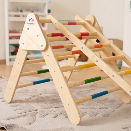 Τρίγωνο Αναρρίχησης / Pikler Triangle (70εκ) Παστέλ