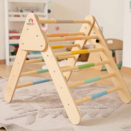 Τρίγωνο Αναρρίχησης / Pikler Triangle (70εκ) Παστέλ