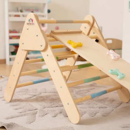 Τρίγωνο Αναρρίχησης / Pikler Triangle (70εκ) Παστέλ