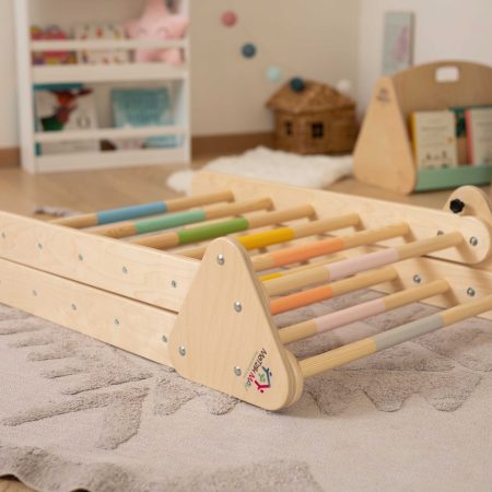 Τρίγωνο Αναρρίχησης/ Pikler Triangle (90εκ) Παστέλ