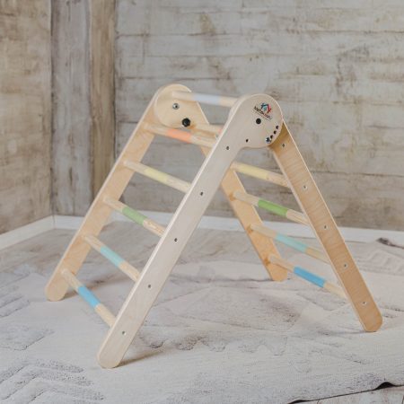 Τρίγωνο Αναρρίχησης (70εκ) με ρυθμιζόμενο ύψος (Παστέλ)