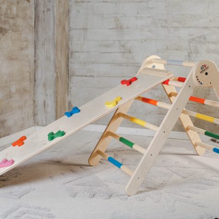 Τρίγωνο Αναρρίχησης (70εκ) με ρυθμιζόμενο ύψος Με σανίδα Αναρρίχησης