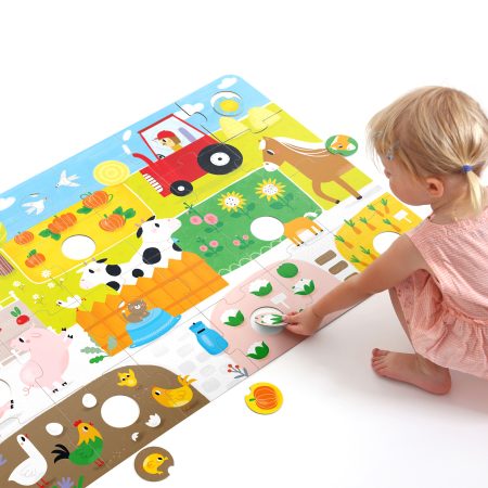 Suuuper Size Puzzle  Farm Match Fun 49108 BANANA PANDA
